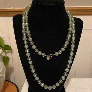 Claire's Pale Green Double-Strand Beaded Necklace